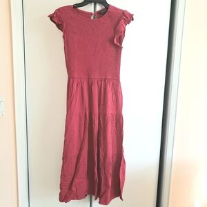 Zesica Size S Red Maxi Dress